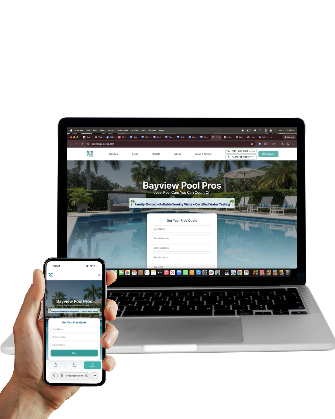 Home Services website